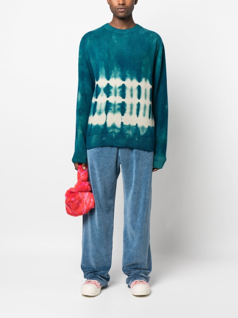 The Elder Statesman tie-dye cashmere jumper outlook