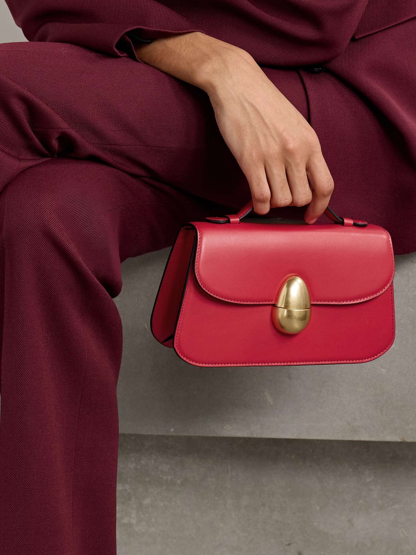 Phoenix 1.0 leather tote Red - 2