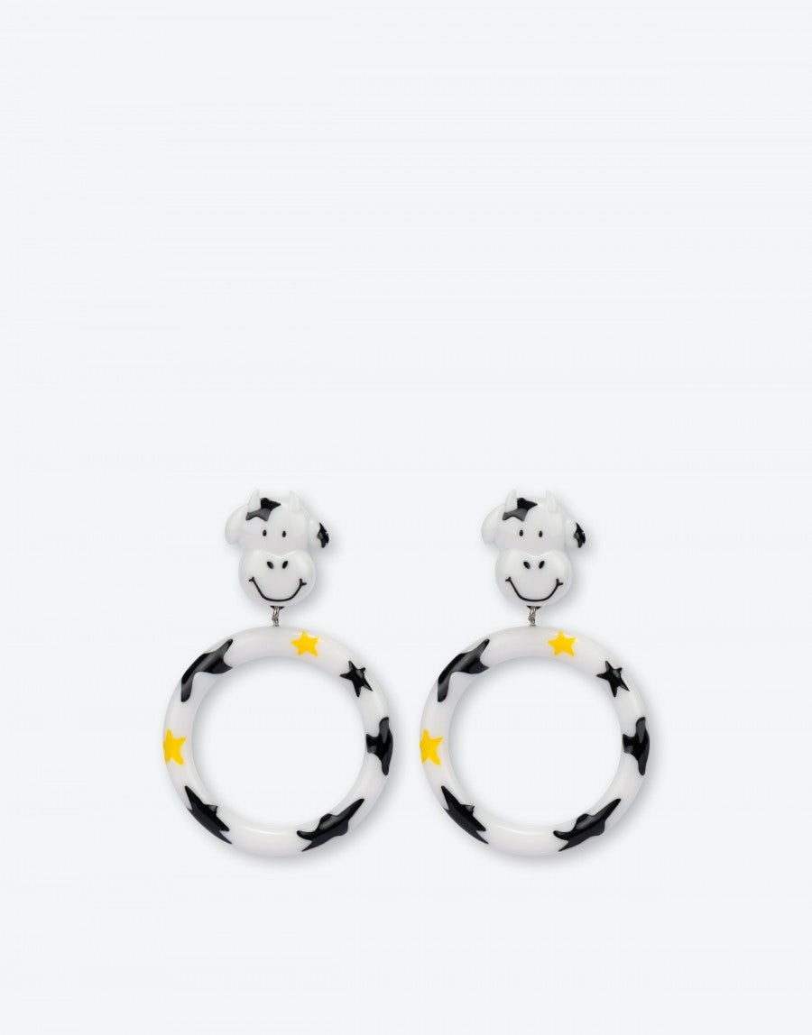 FUNNY COW HOOP EARRINGS - 1