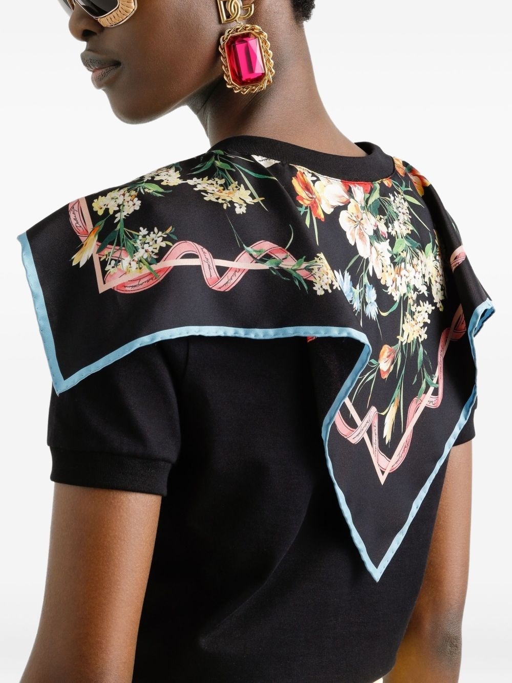 cotton-silk t-shirt - 5
