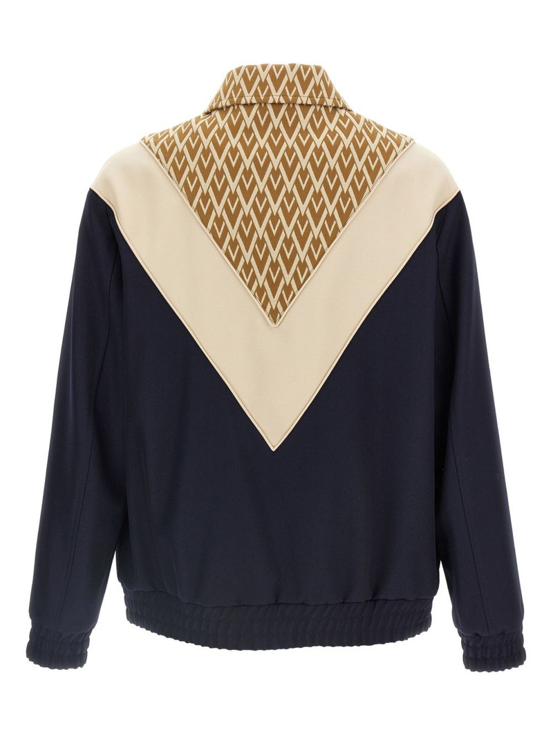 Valentino tout la V print wool sport jacket outlook