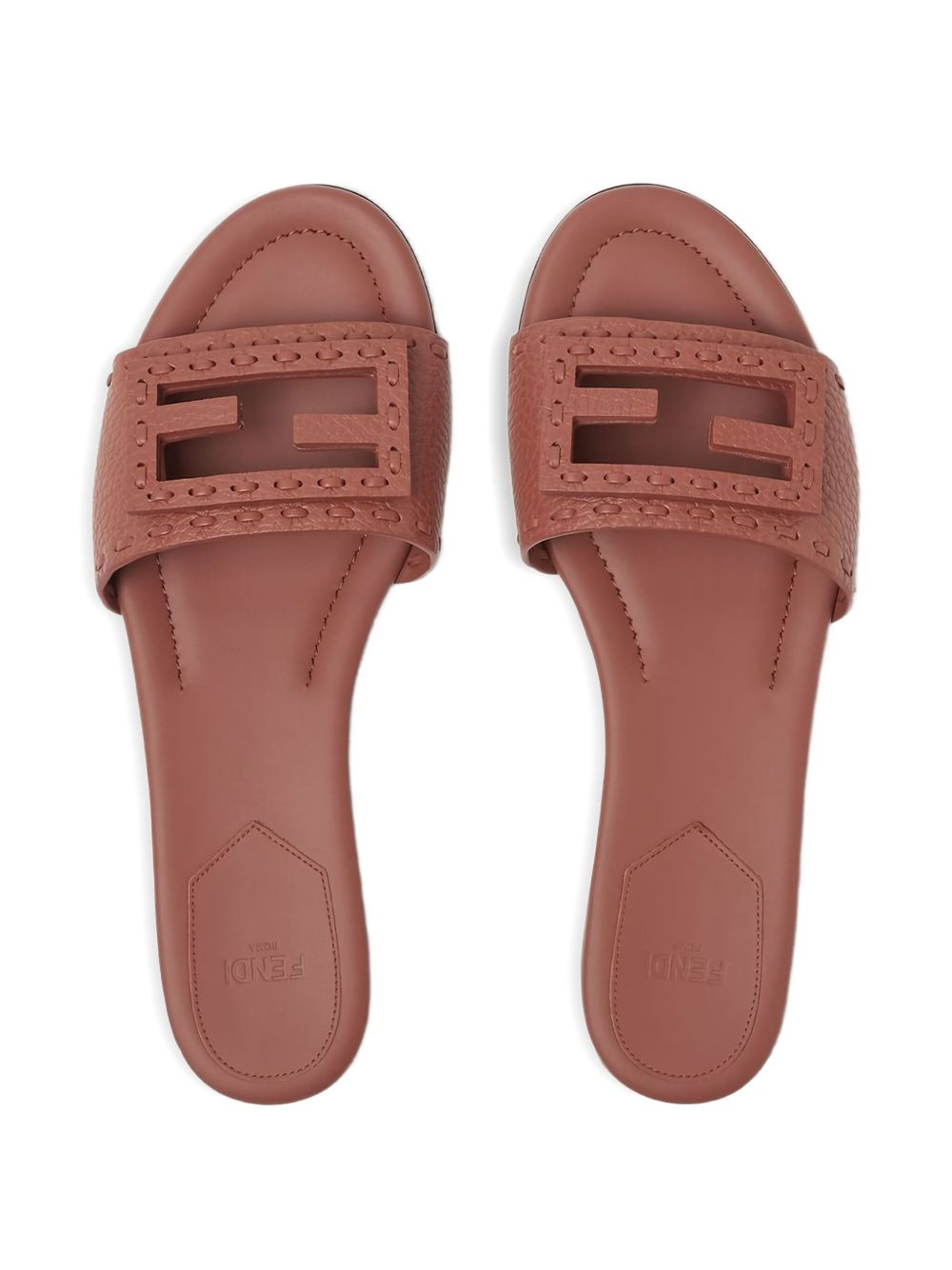 Baguette leather sandals - 4