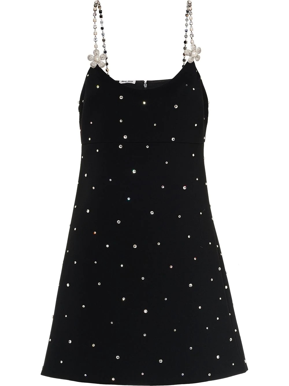 embellished faille cady dress - 1