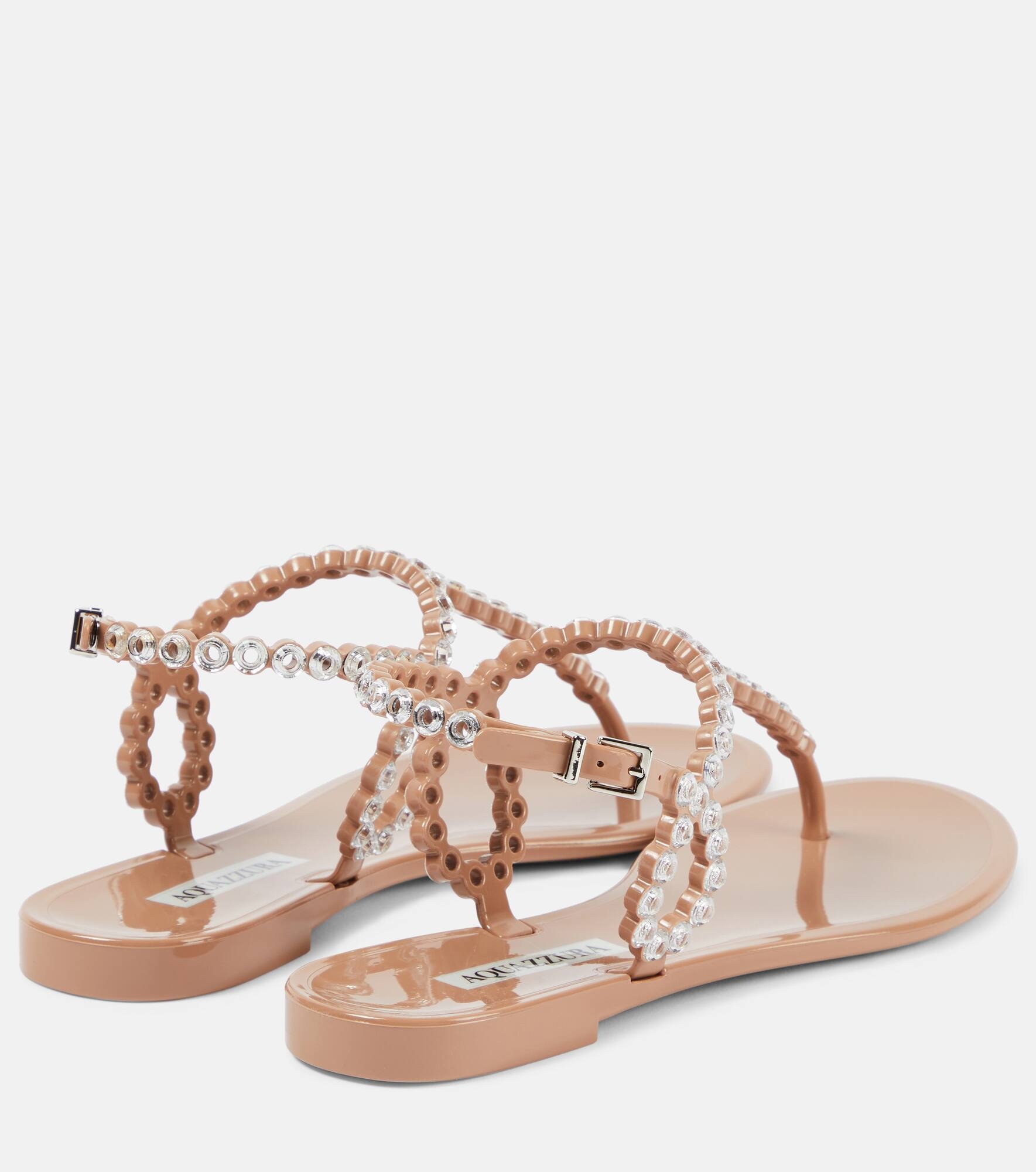 Almost Bare embellished PVC sandals - 3
