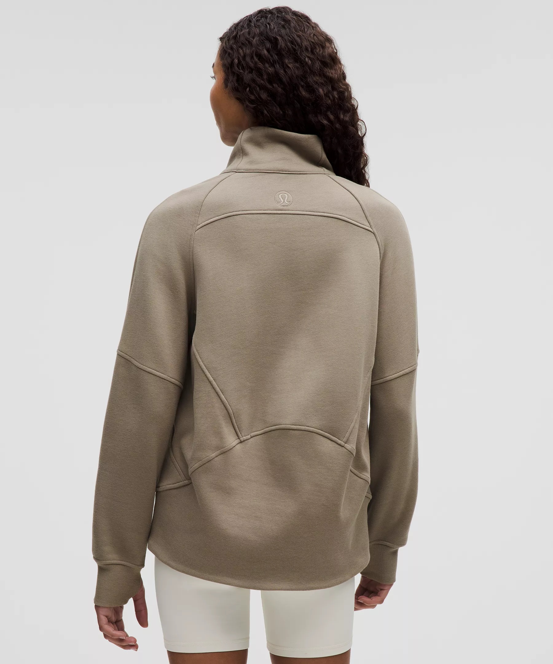 Scuba Oversized Funnel-Neck Half Zip *Long - 3