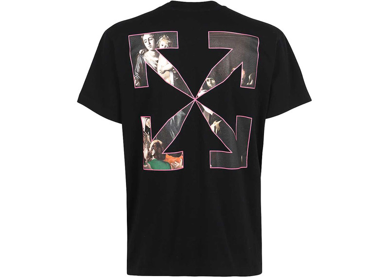 Off-White OFF-WHITE Sprayed Caravaggio S/S Over Tee Black/White outlook