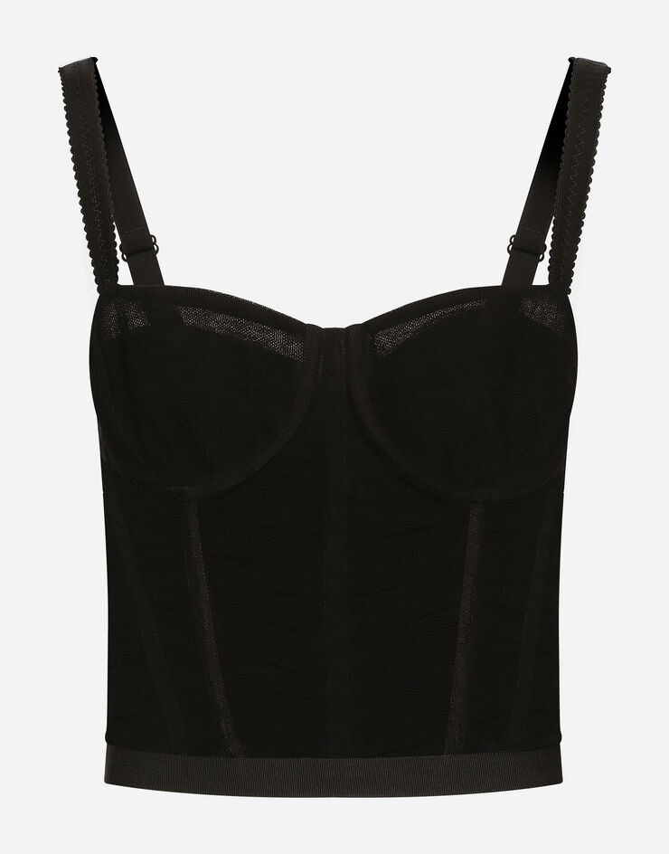 Draped tulle corset - 3