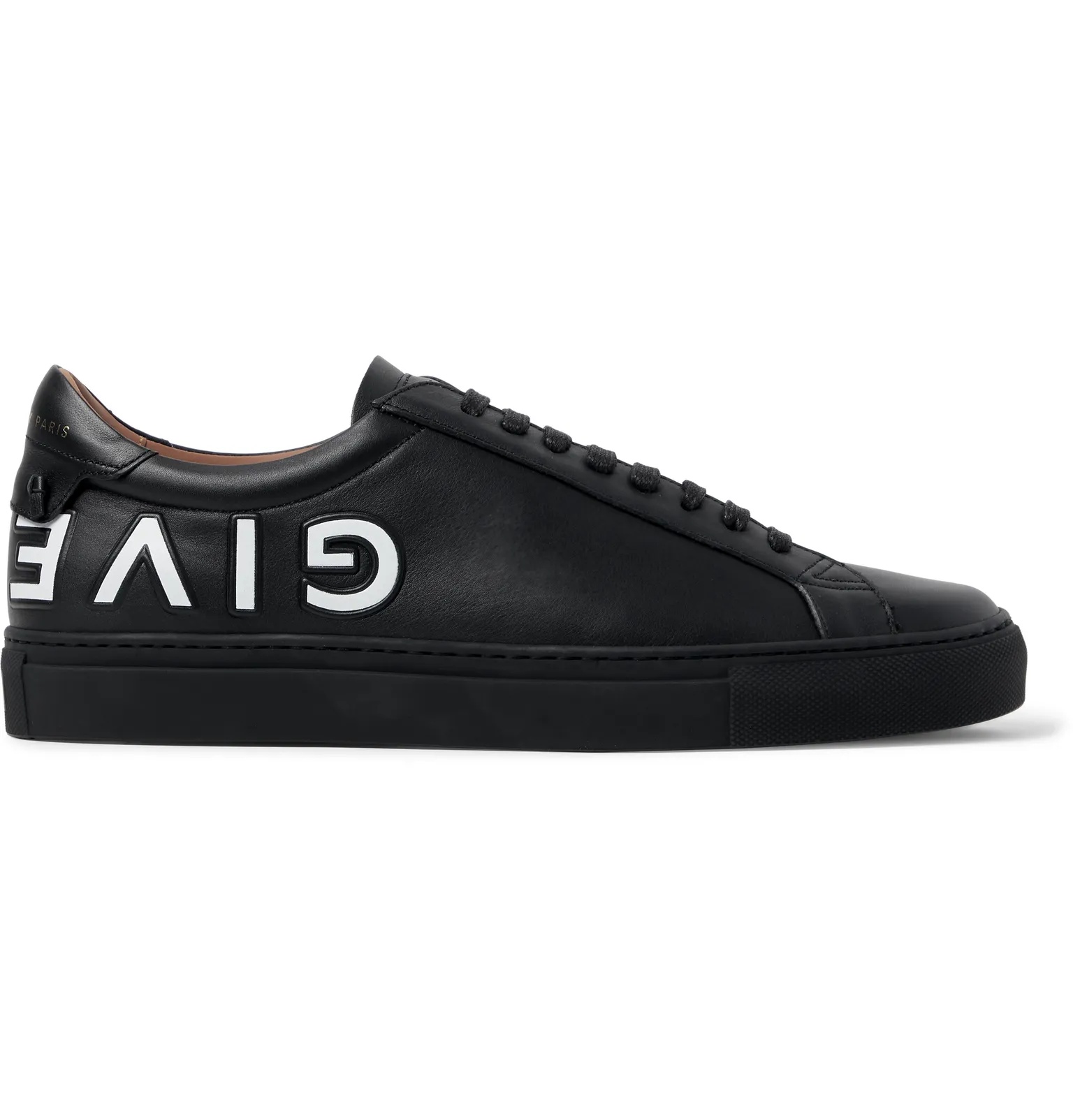 Urban Street Logo-Embossed Leather Sneakers - 1