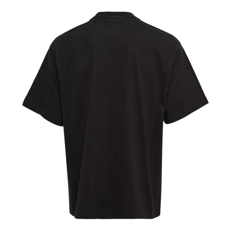 We11done Black Watercolor Monster T-Shirt outlook