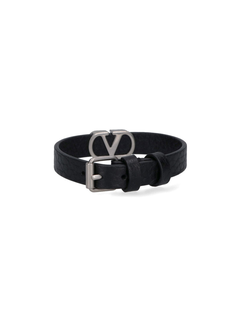 Valentino 'VLOGO SIGNATURE' LEATHER BRACELET outlook