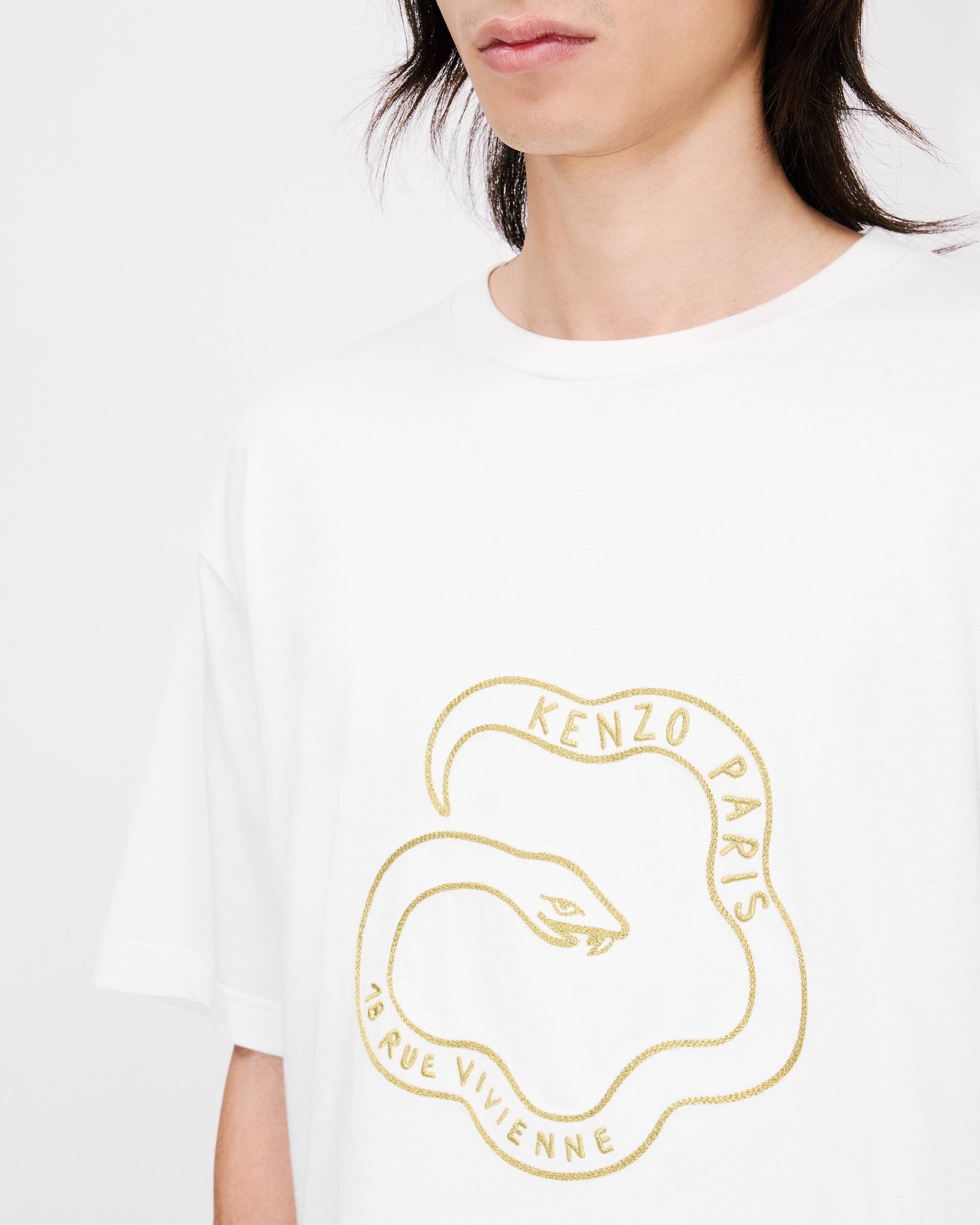 'Lunar New Year' embroidered oversized T-shirt in cotton - 6