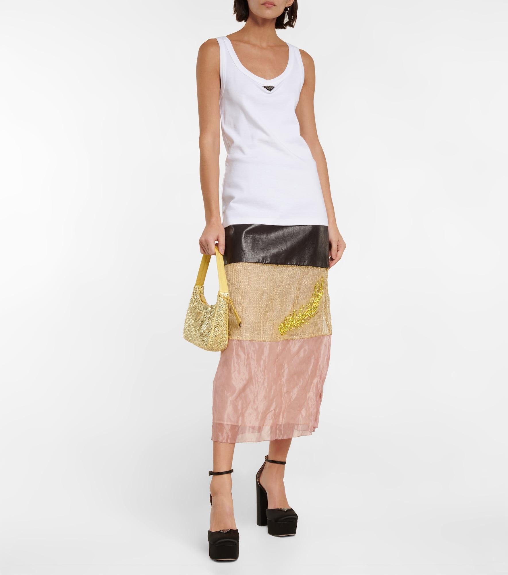 Re-Edition Mini embellished shoulder bag - 5