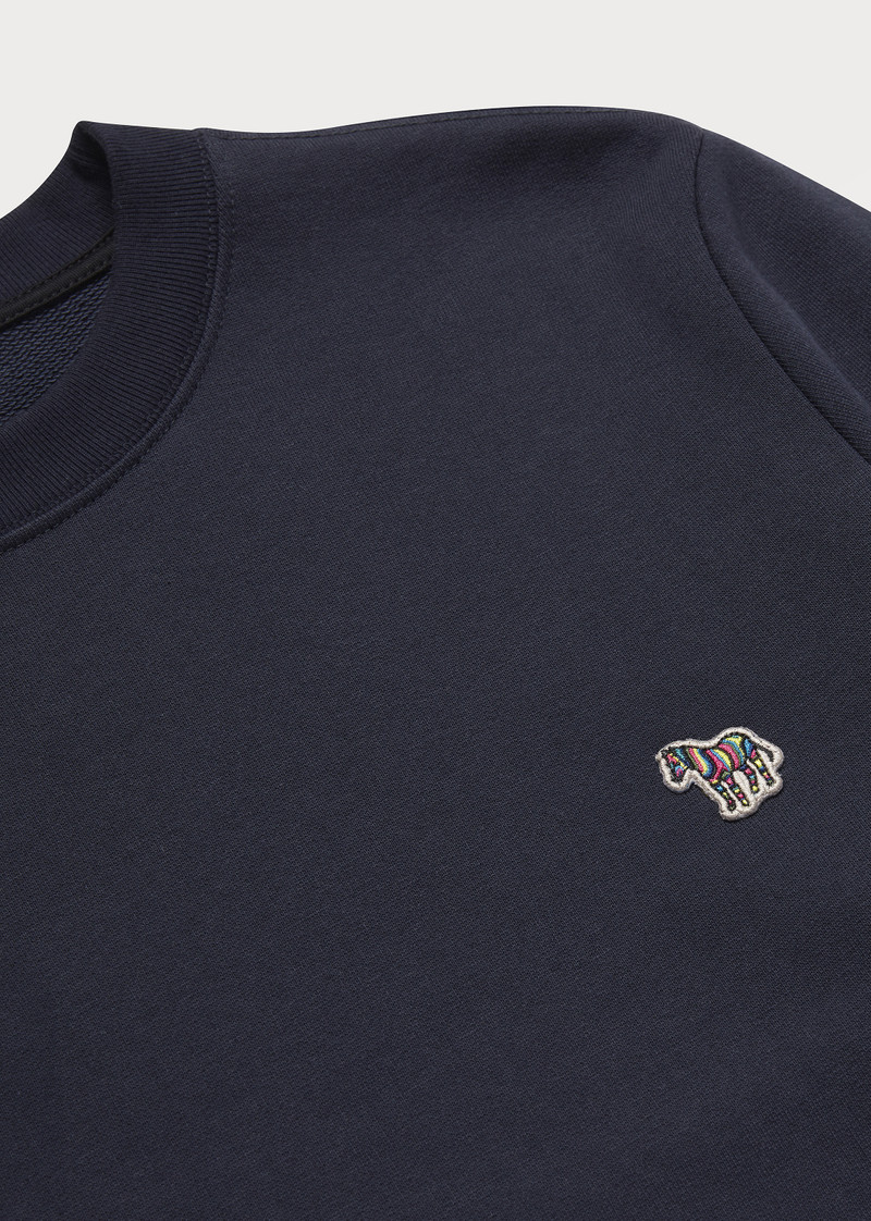 Regular-Fit Navy Zebra Sweatshirt 4