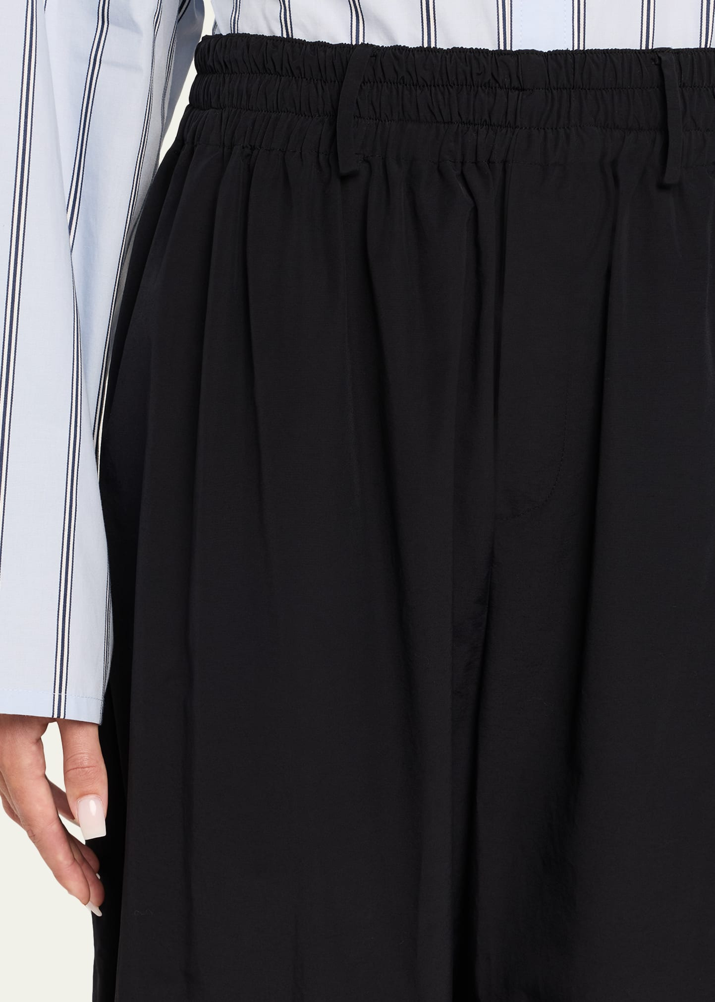The Tegan Relaxed Wide-Leg Pants - 5