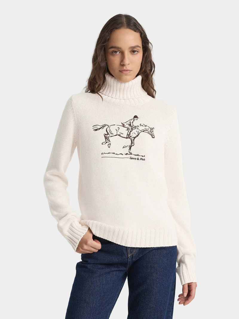 Sporty & Rich TURTLENECK SWEATER outlook