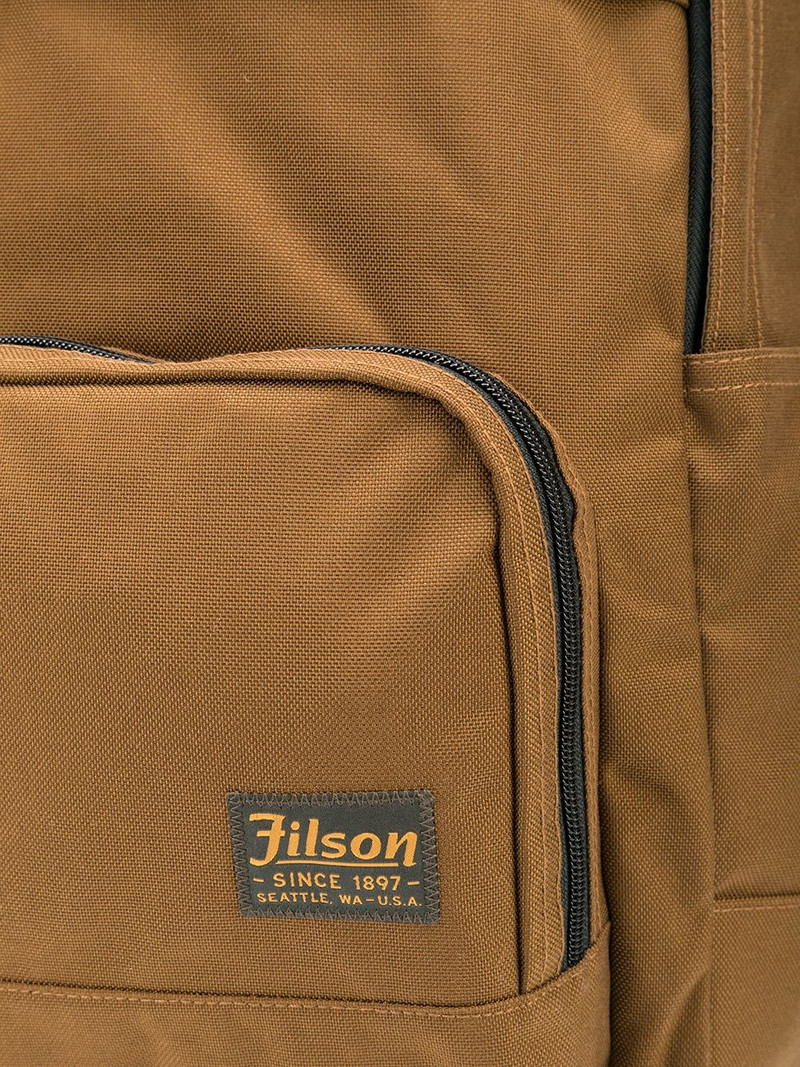 large logo-patch backpack 4