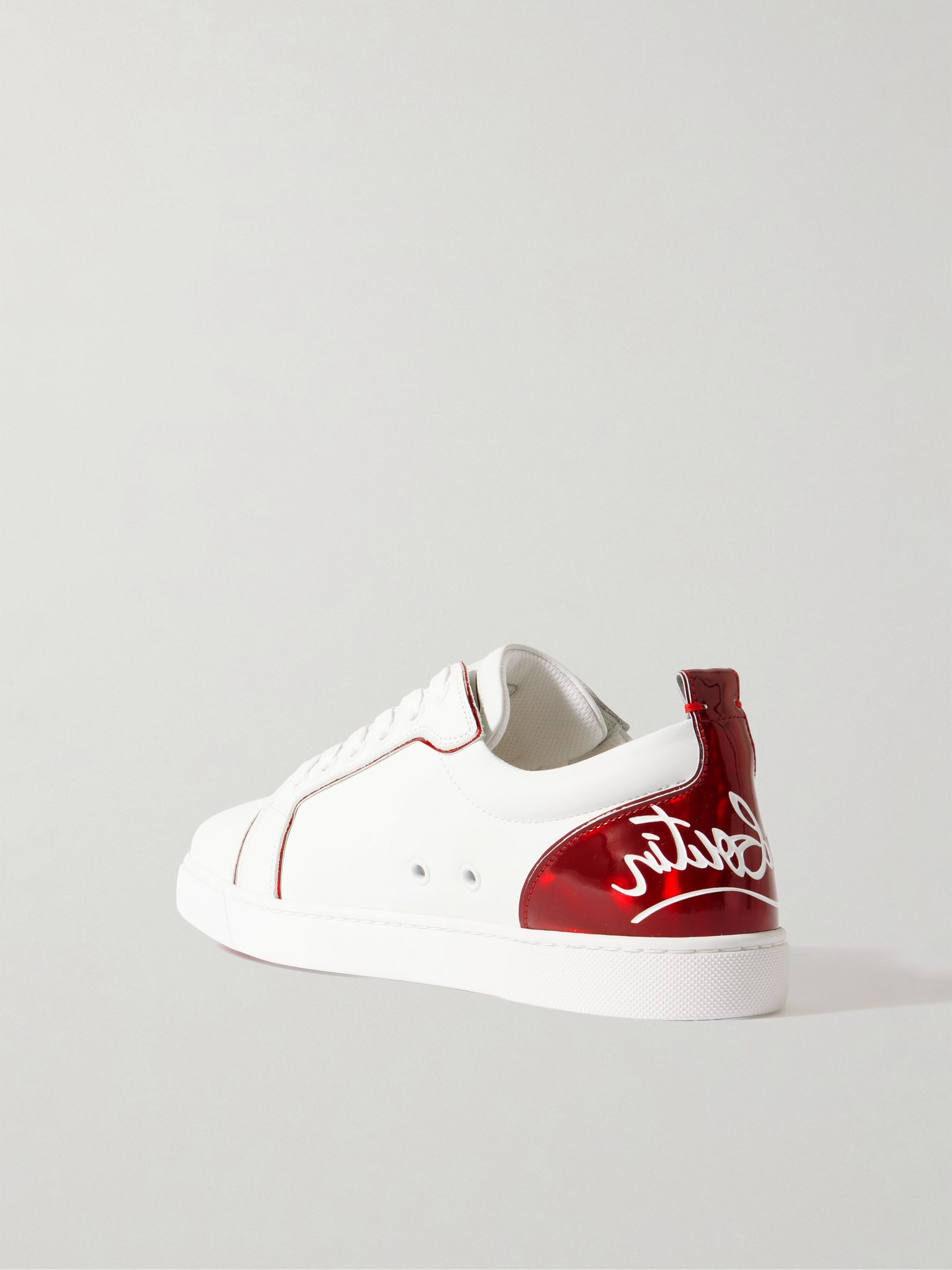 Fun Vieira printed leather sneakers White - 3