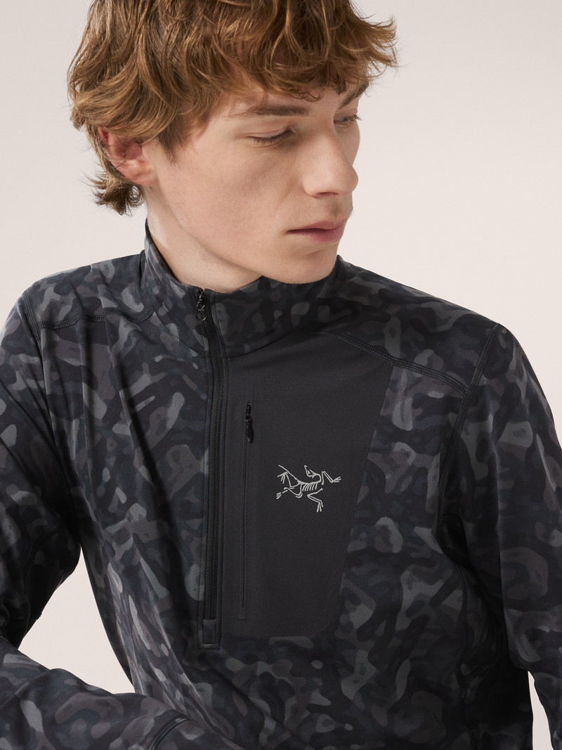 Arc'teryx Rho LT Zip Neck Print | REVERSIBLE