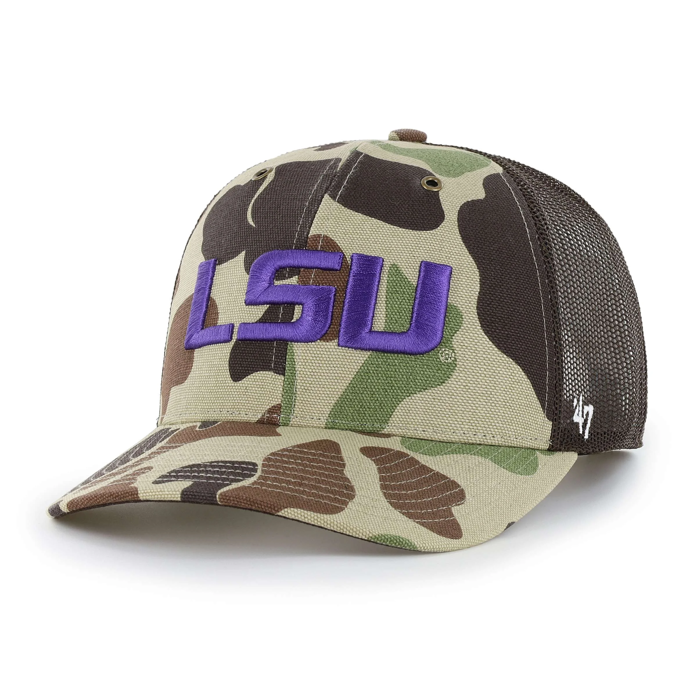 Louisiana State Tigers '47 Camo Trucker - 1