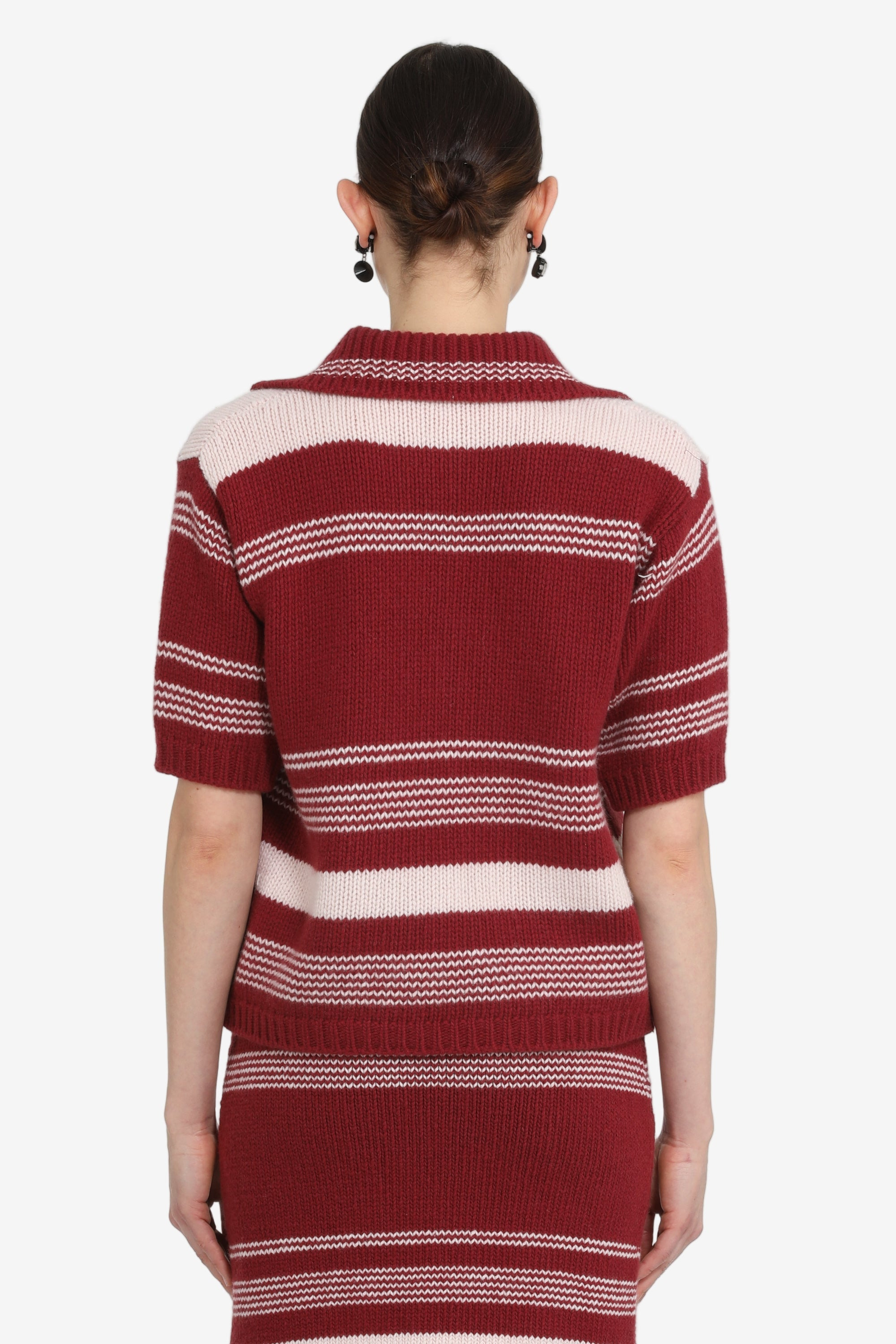 SHORT-SLEEVED STRIPED POLO SHIRT - 3