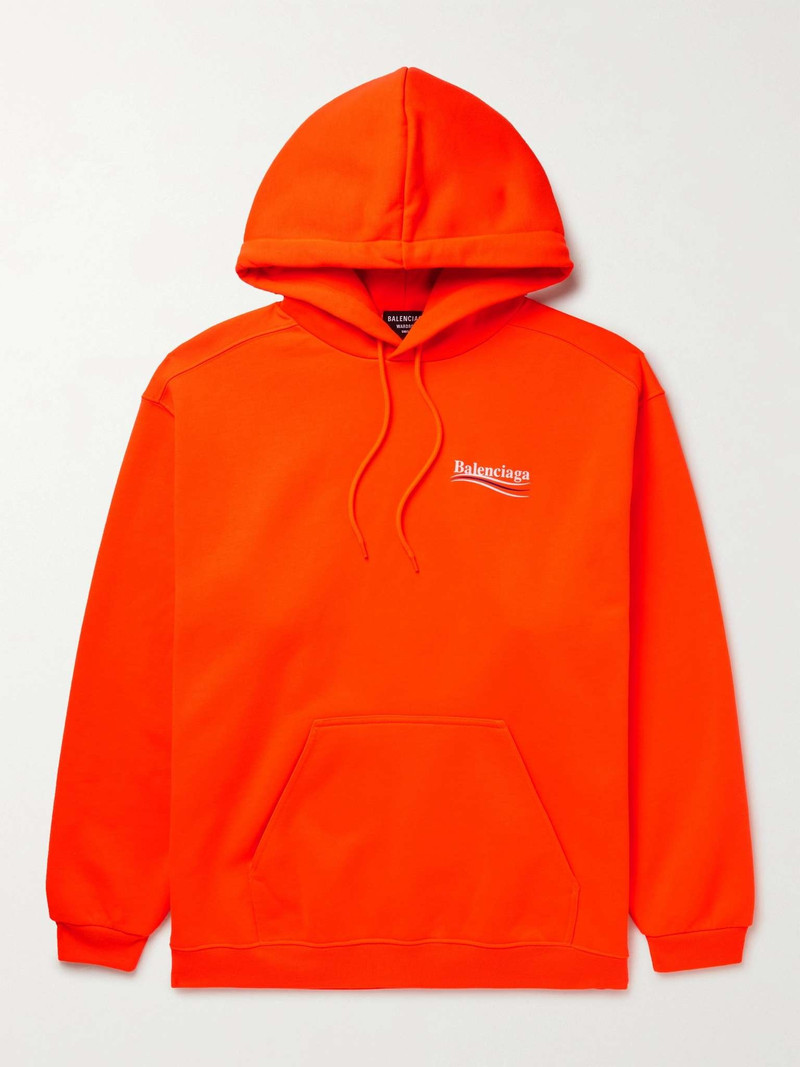 Logo-Print Jersey Hoodie - 1