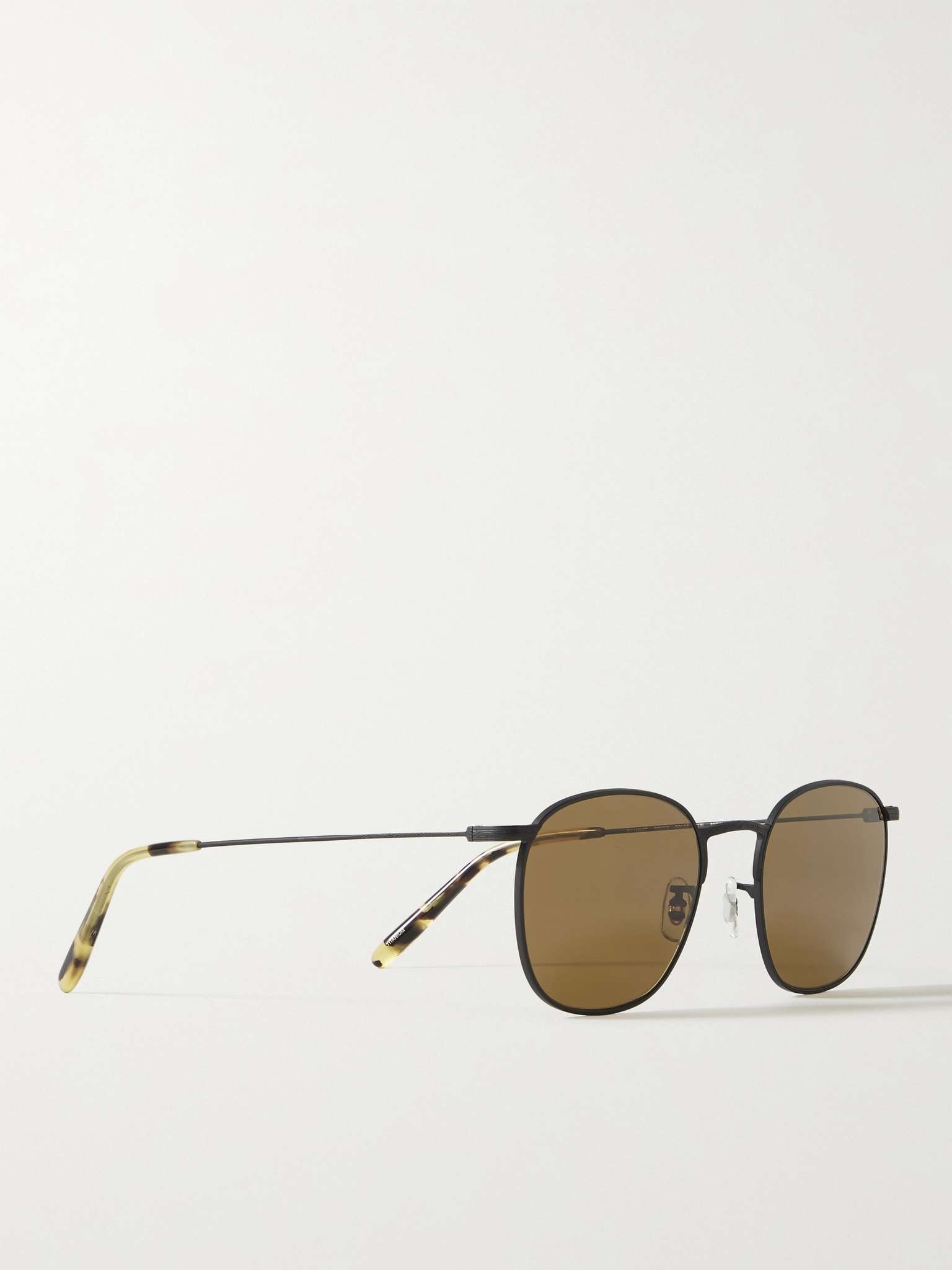 Goldsen Sun Round-Frame Gold-Tone Sunglasses - 3