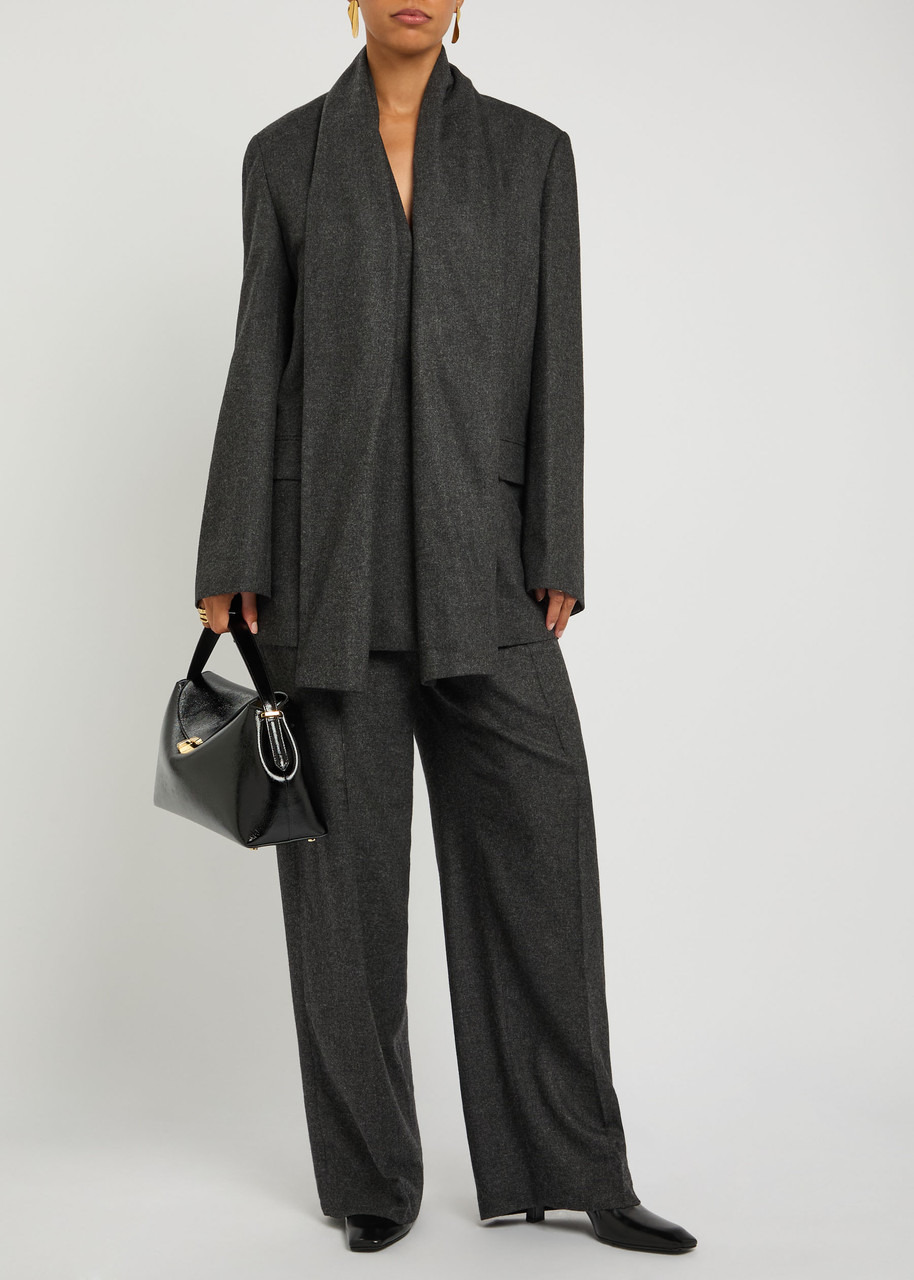 Toteme Wide-leg Flannel Trousers - 4