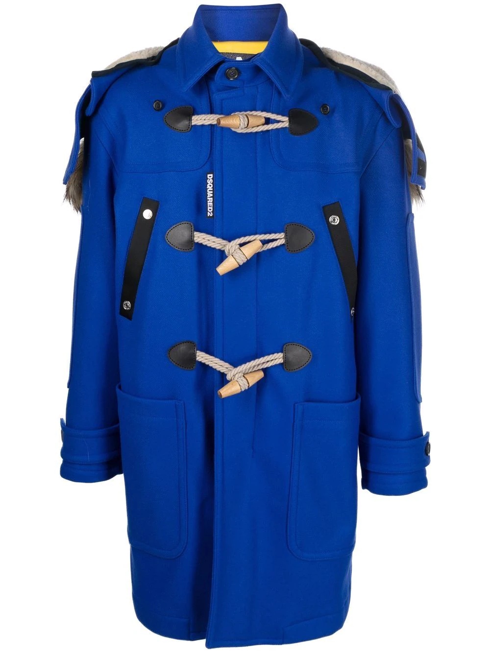 mid-length duffle coat - 1