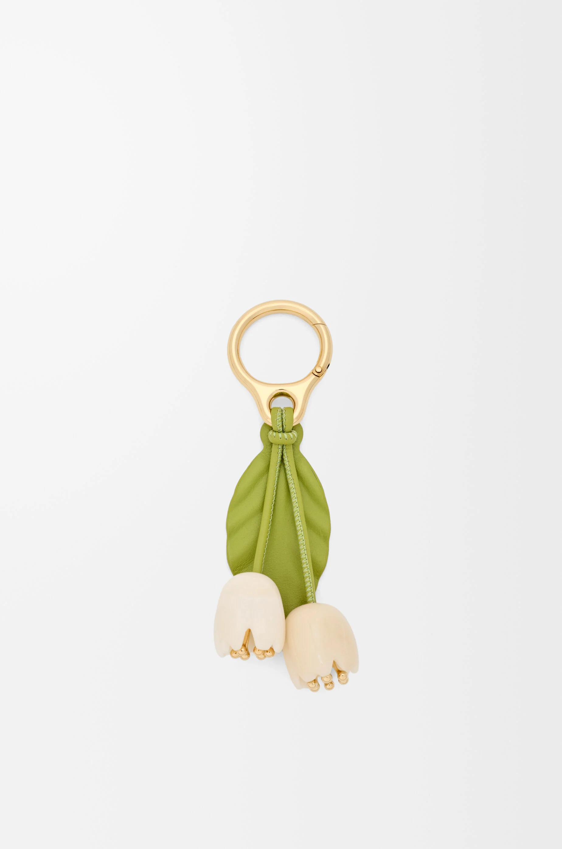 Flower charm in classic calfskin - 1