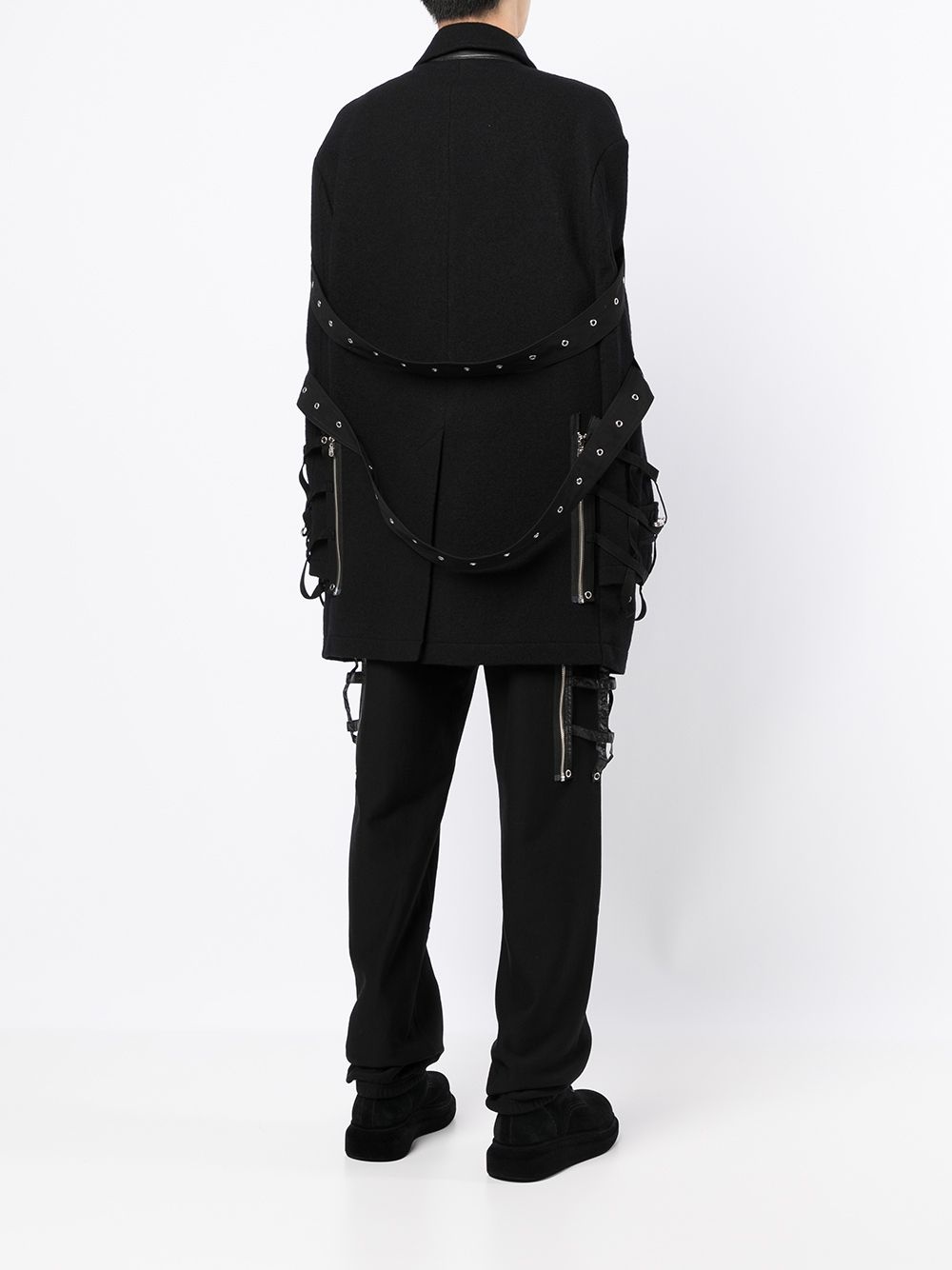 safety-pin detail jacket - 4