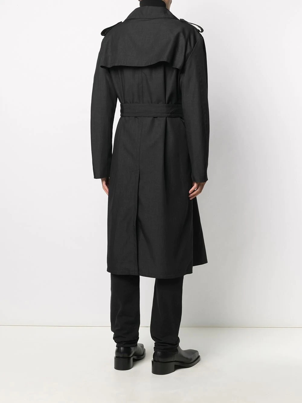 double-breasted trench coat - 4