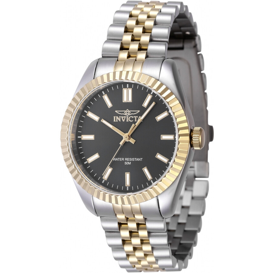 Invicta - Open Box - Invicta Specialty Quartz Black Dial Ladies Watch 47499 - 1
