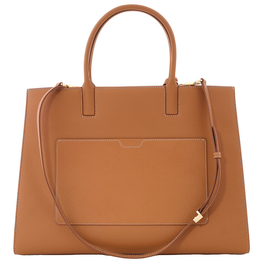 Burberry Warm Russet Brown Grainy Leather Medium Frances Bag - 5