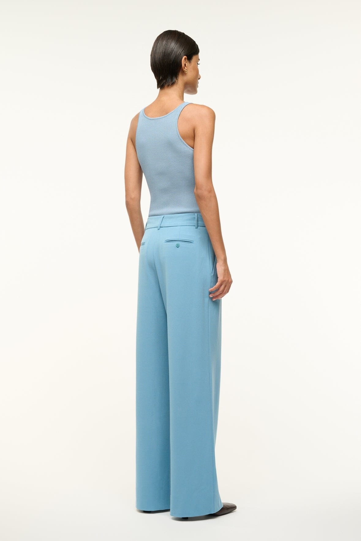 STAUD PRINCE PANT SLATE BLUE - 4