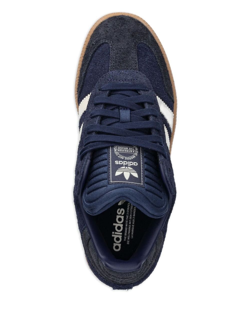 Samba XLG three-stripe suede sneakers - 5