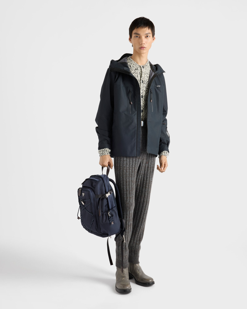 Prada Re-Nylon and leather backpack outlook