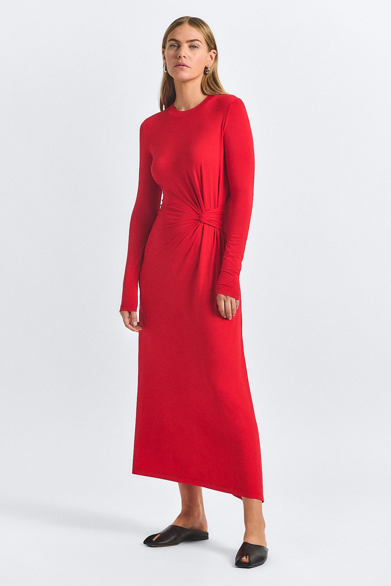 AVISE DRAPED DRESS 1