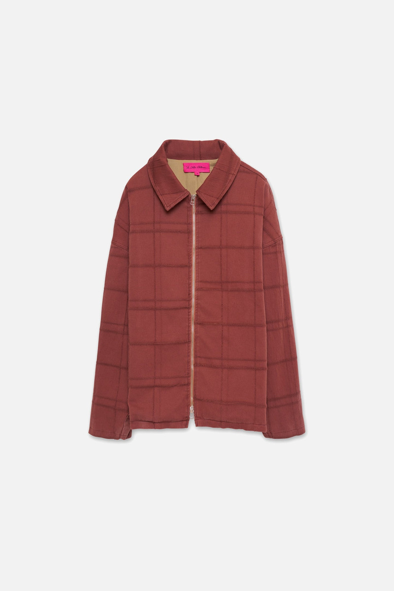 WINDOWPANE BOXY JACKET 1