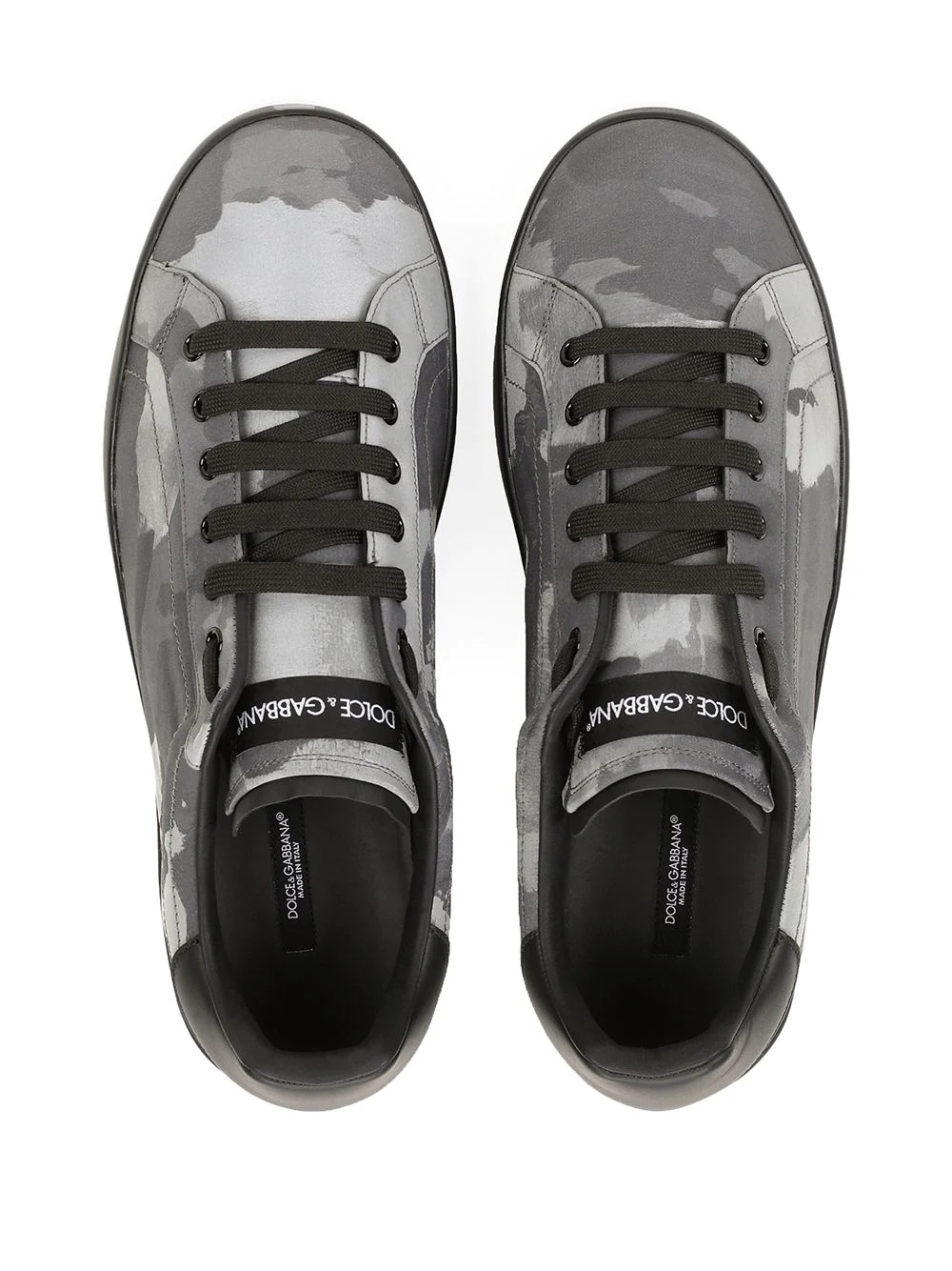 camouflage-pattern Portofino sneakers - 4