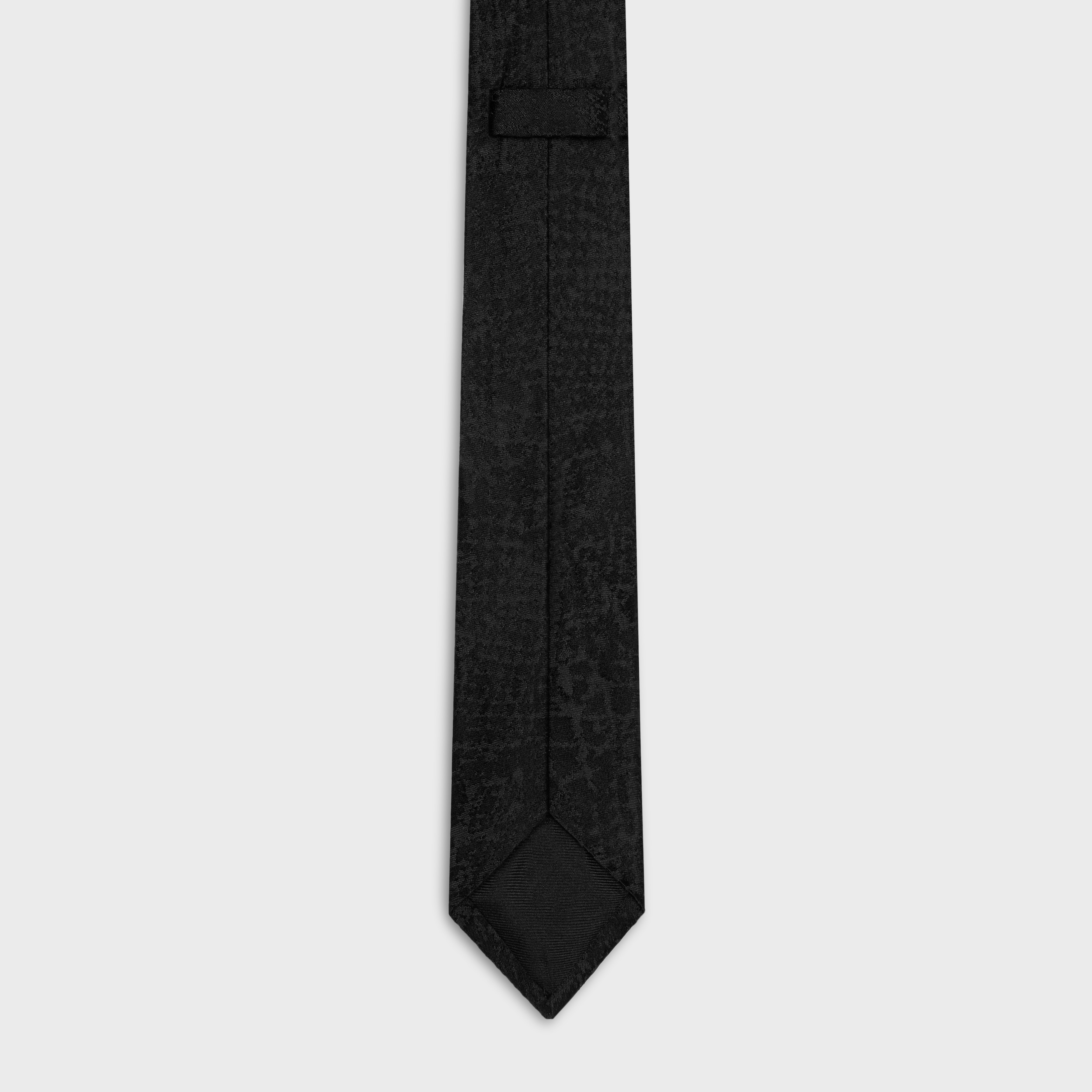 thin tie in silk jacquard - 3