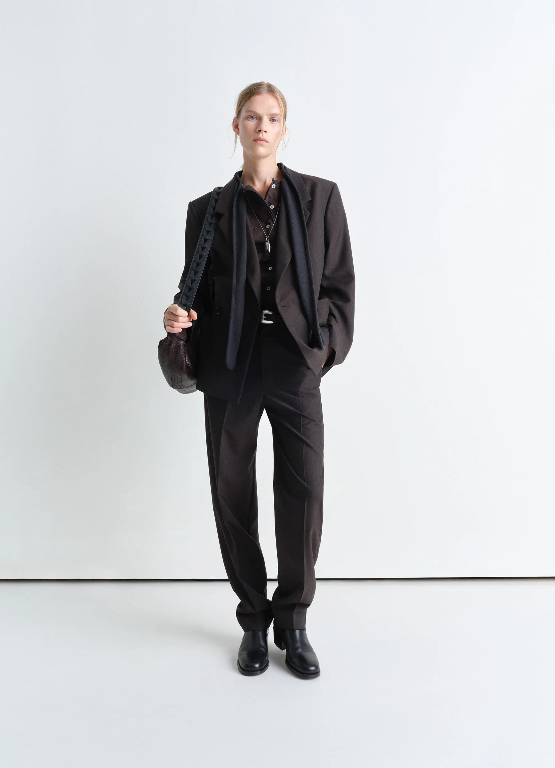 DOUBLE BREASTED TAILORED JACKET - 3