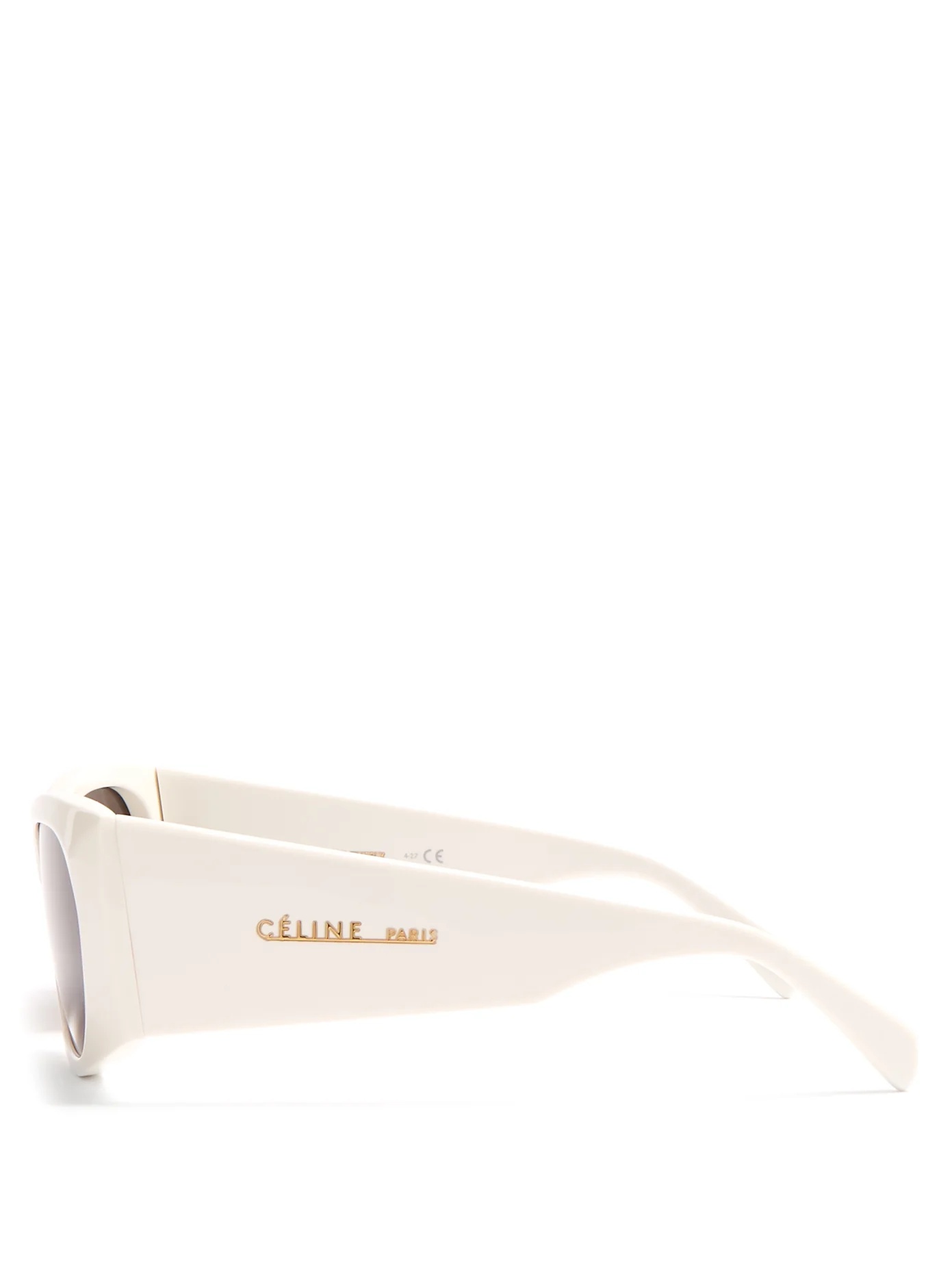 Oval acetate sunglasses - 3