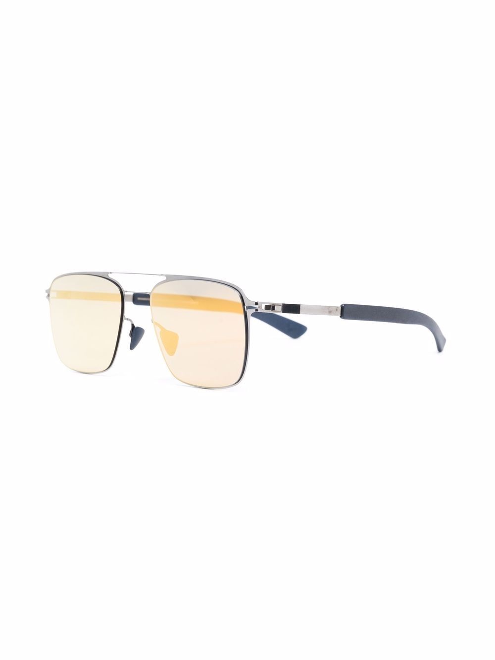 rectangular-frame metal sunglasses - 2
