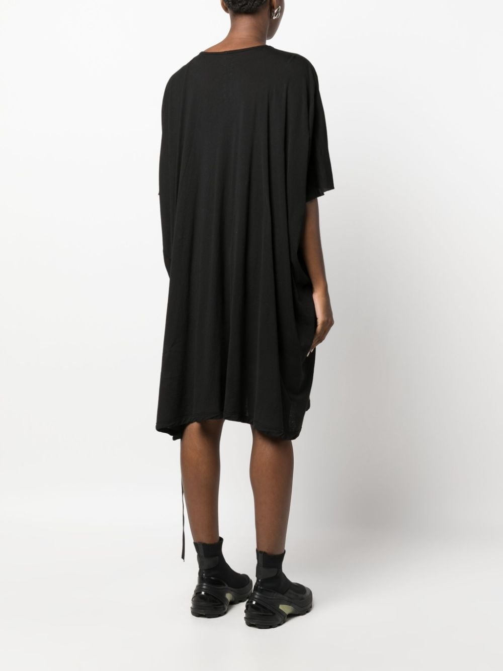 short-sleeve midi T-shirt dress - 4