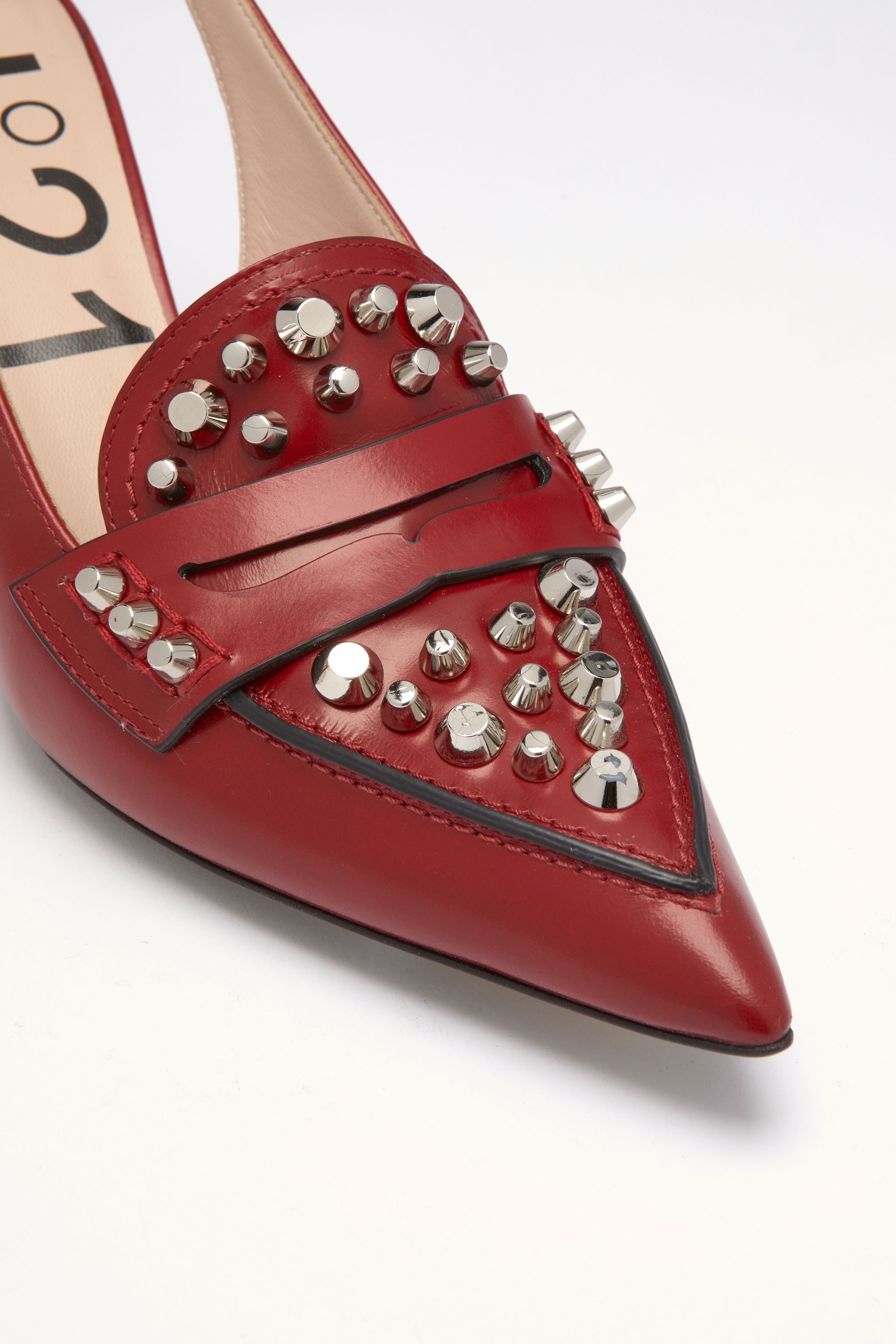 STUDDED SLINGBACK PUMPS - 5
