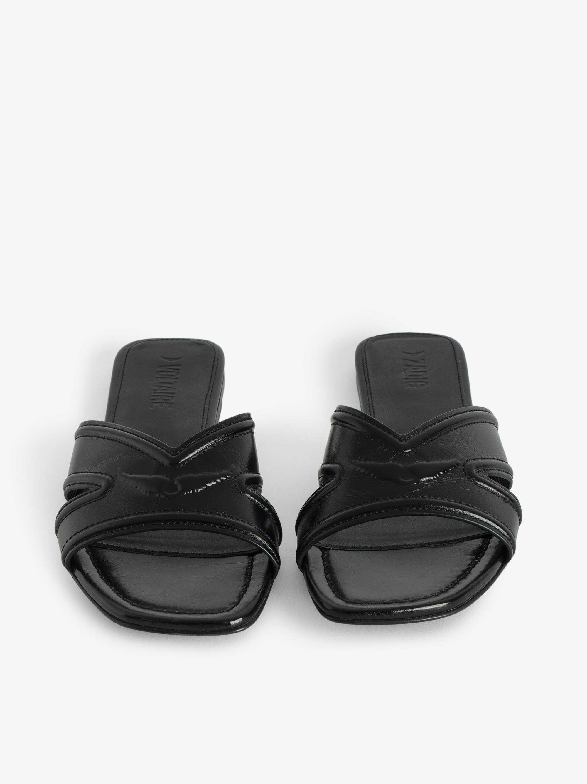 Azora Leather Sandal Mules - 4