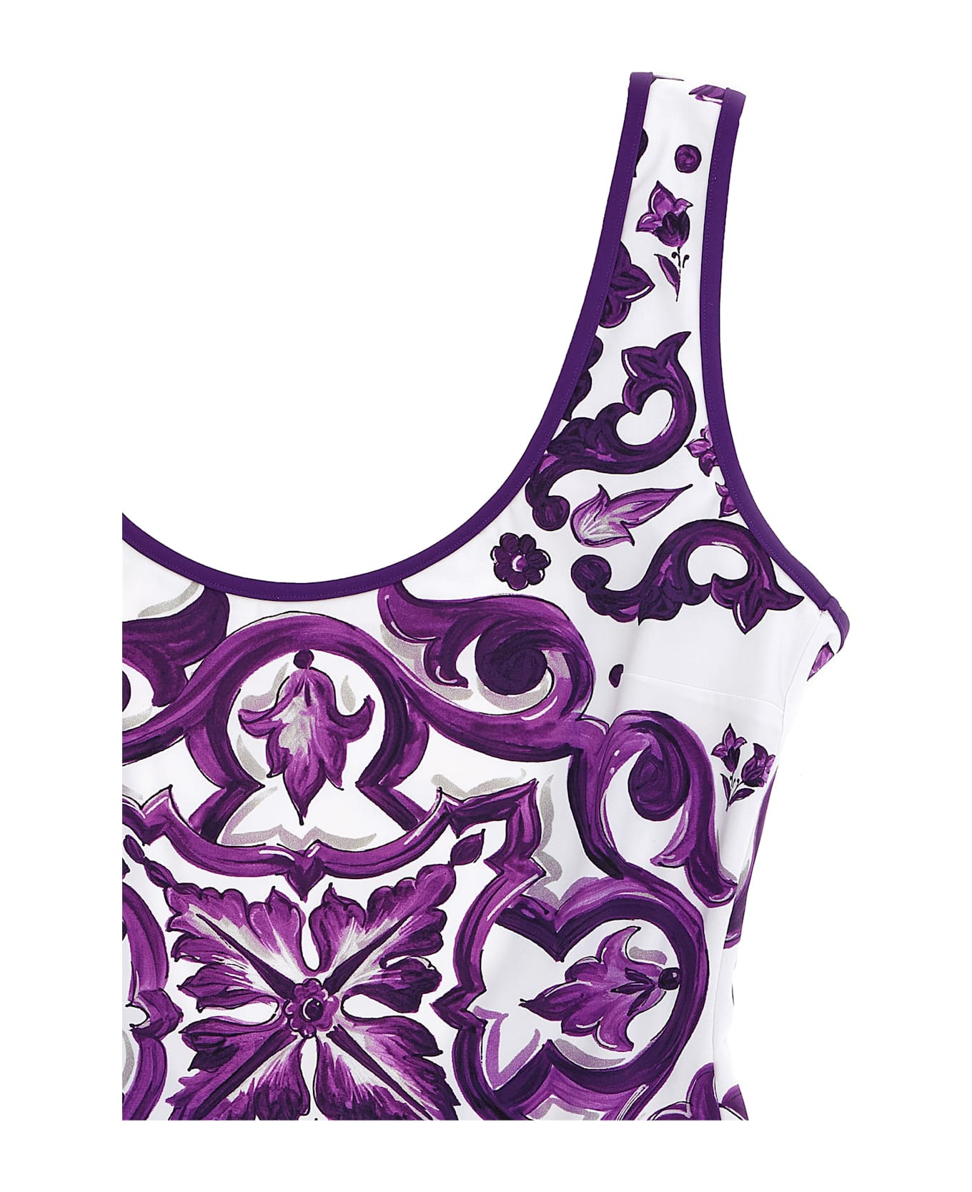 'maiolica' Print One-piece Swimsuit - 3