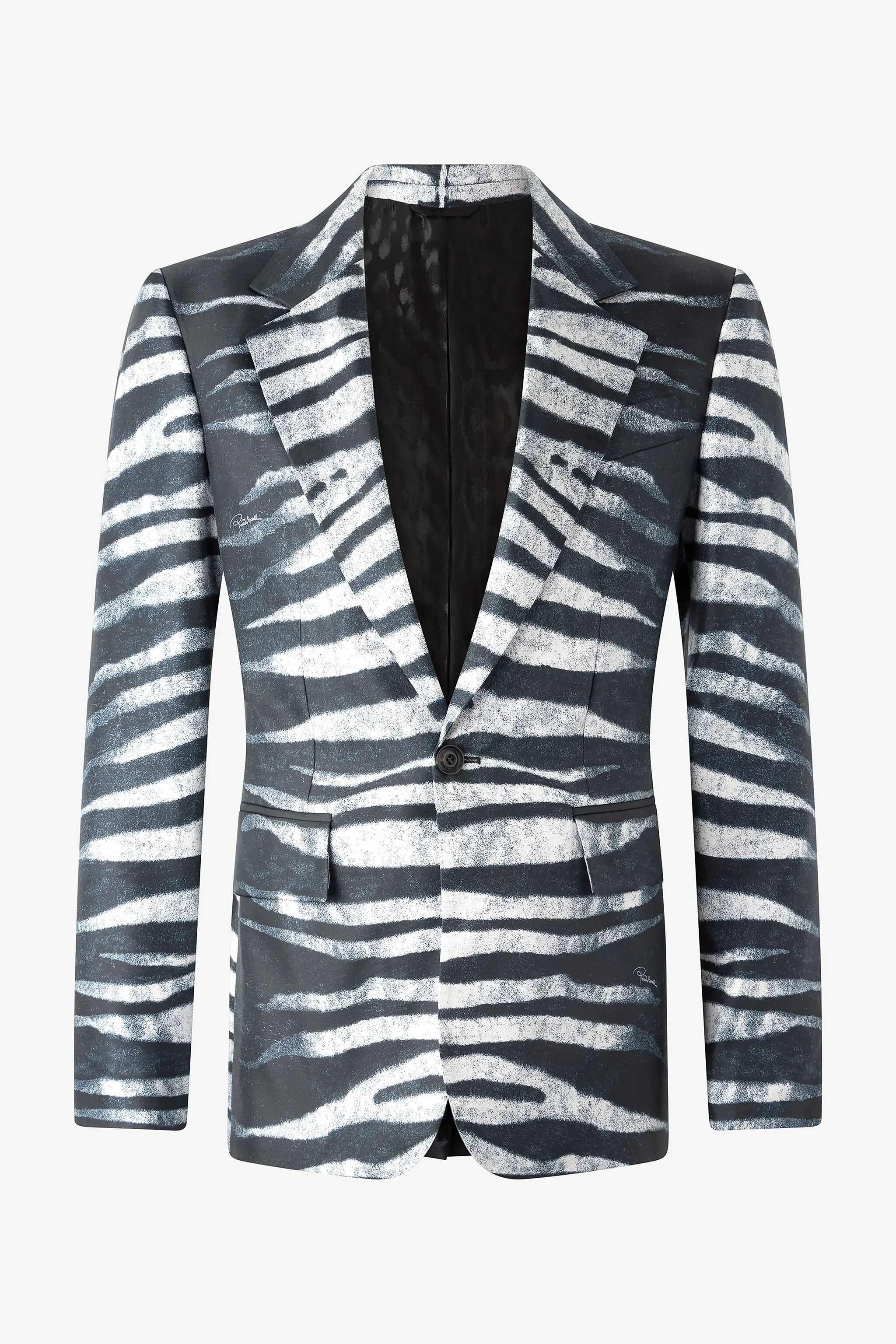 Zebra-Print Blazer - 1