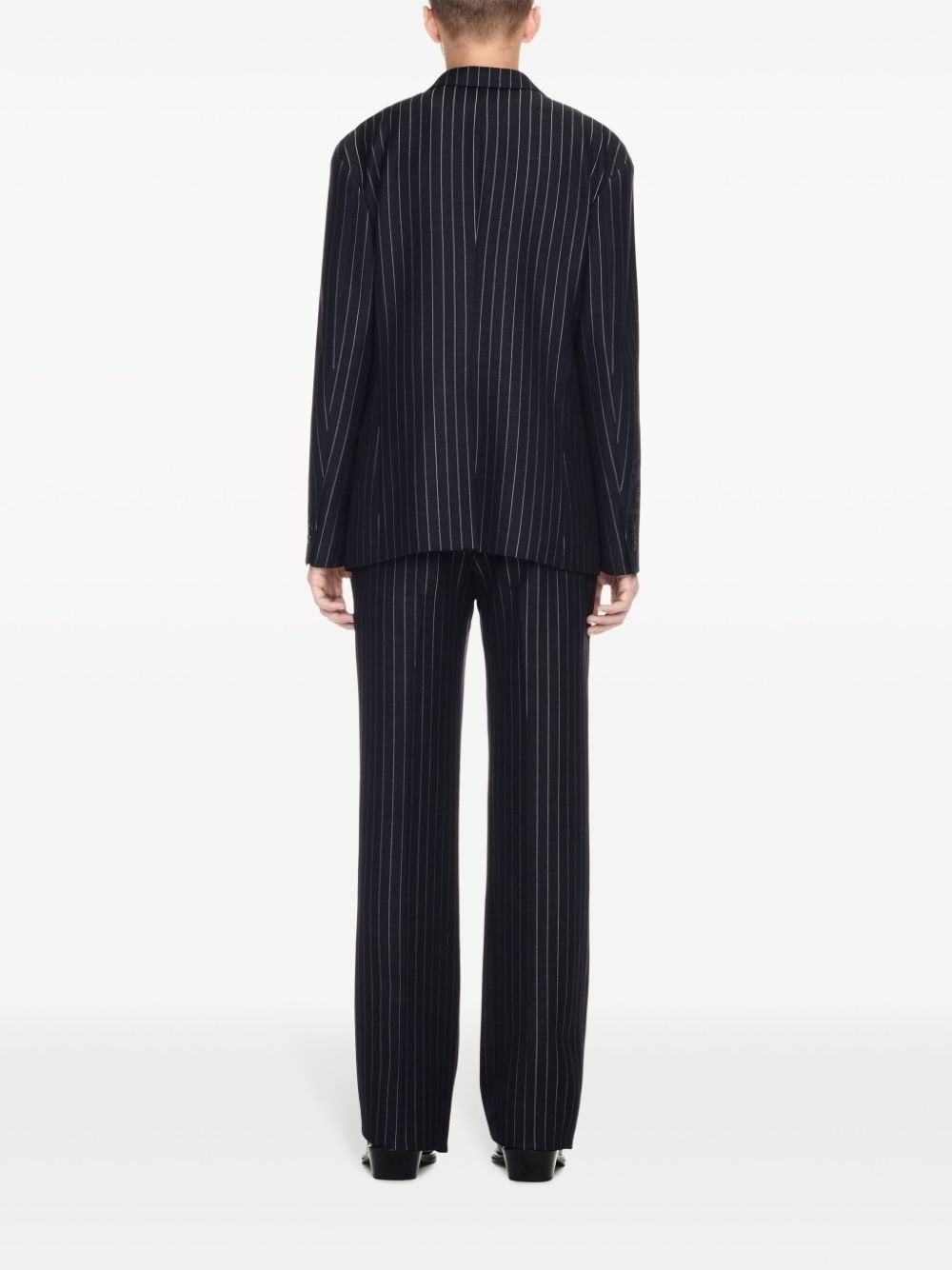 23-print pinstriped blazer - 4
