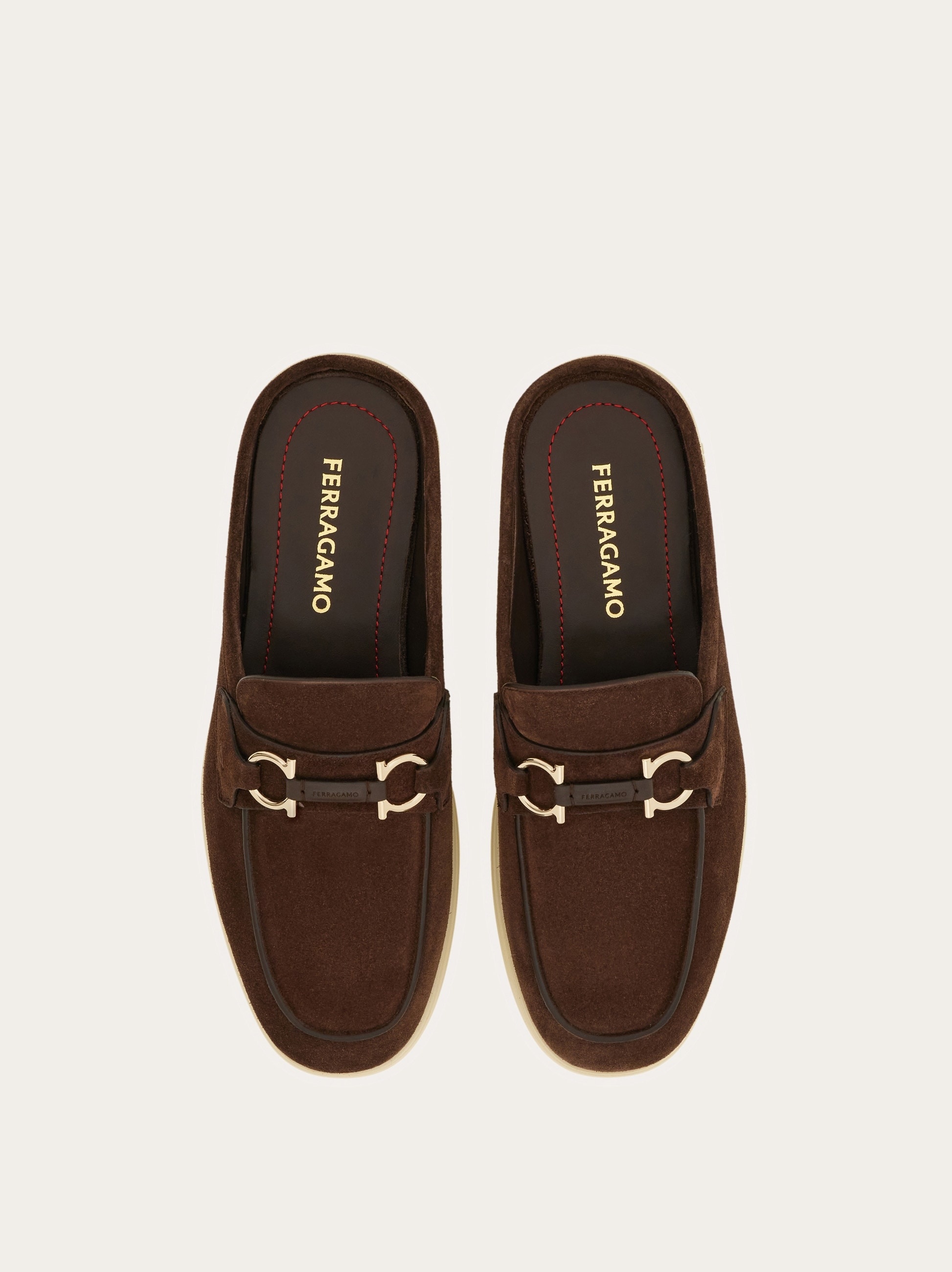 Gancini buckle loafer mule - 2